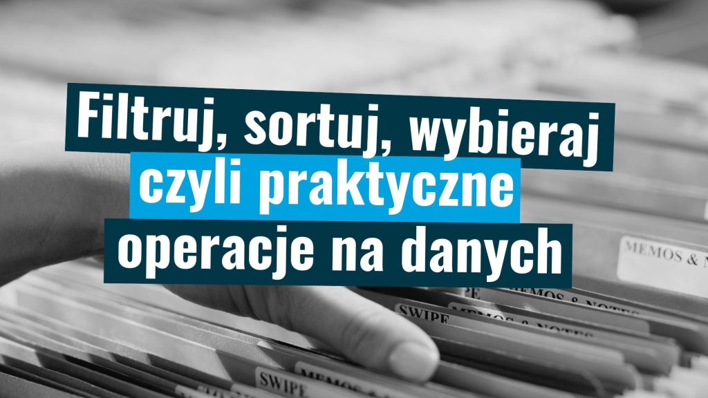Praktyczne operacje na danych