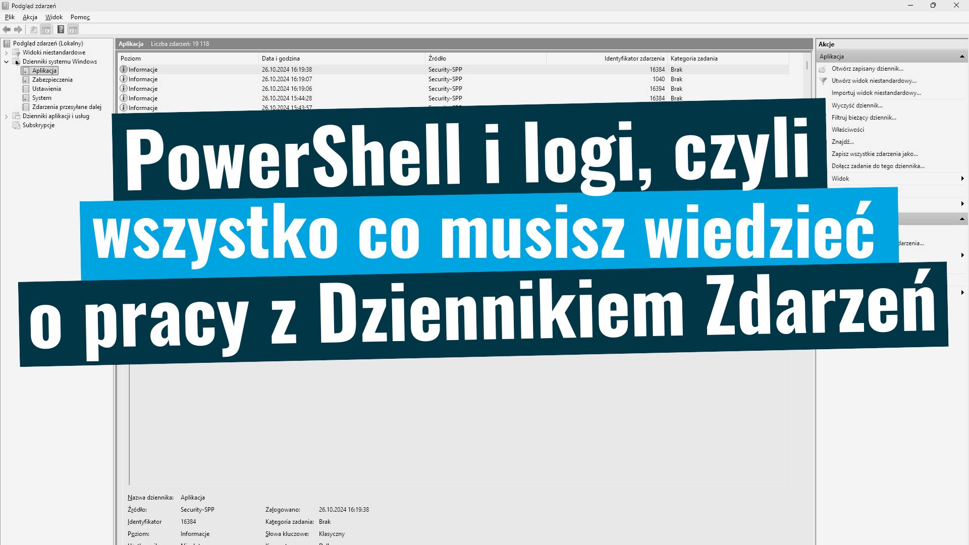 PowerShell i logi, czyli wszystko, co musisz wiedzieć o pracy z ...