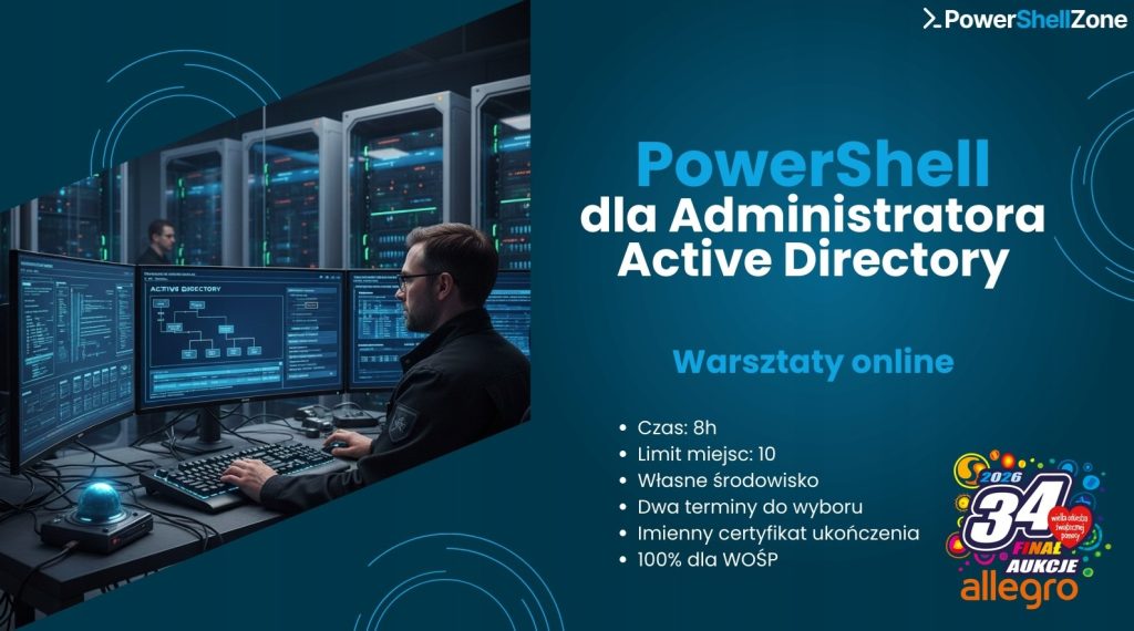 PowerShell dla Administratora Active Directory